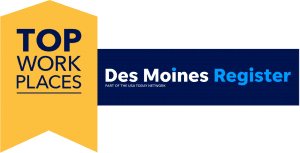 Des Moines Register Top Workplaces logo